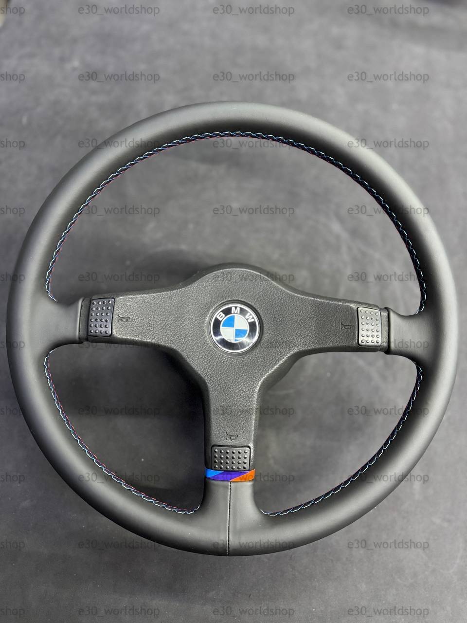  E30 純正 Mテック1 ステアリング 385mm 品番1152896 BMW || Mtech1 || 385mm || Steering wheel – e30worldshop
